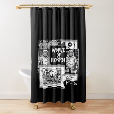World Of Horror Old Gods Awakening Shower Curtain
