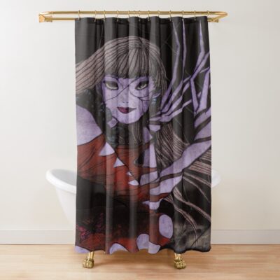 World Of Horror Houmura Uta Horror Shower Curtain