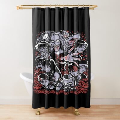 World Of Horror Tales Of Terror Shower Curtain