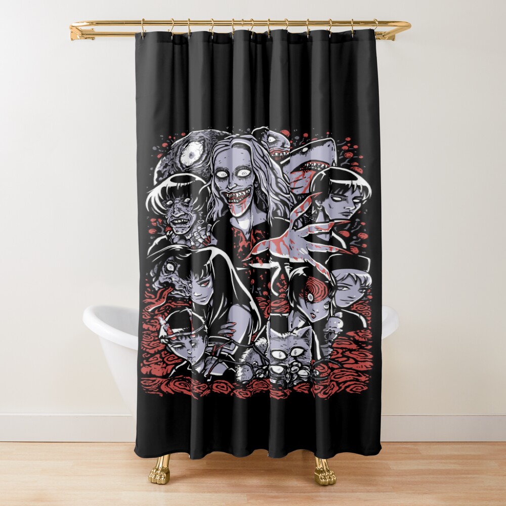 World Of Horror Tales Of Terror Shower Curtain
