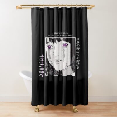 Gantz Rest Of The World Manga Shower Curtain