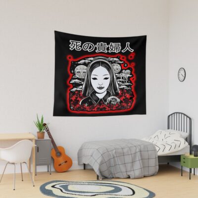 She Rises Halloween Horror Collection Tapestry