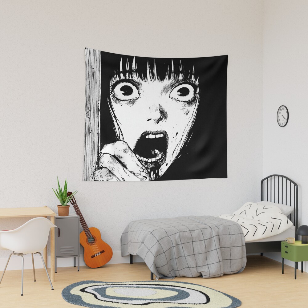 World Of Horror Festering Fury Design Tapestry