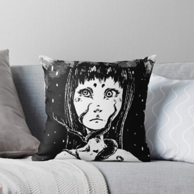World Of Horror Entangled Cosmic Horror Throw Pillow