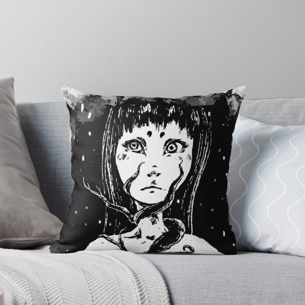 World Of Horror Entangled Cosmic Horror Throw Pillow