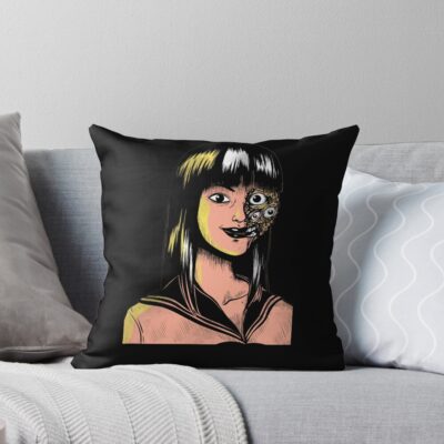 World Of Horror Doomsday Treehouse Horror Throw Pillow