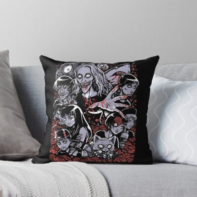 World Of Horror Tales Of Terror Throw Pillow