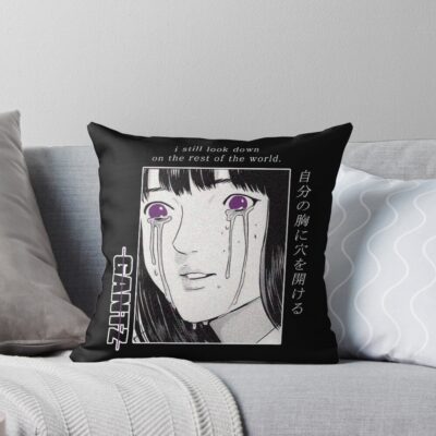 Gantz Rest Of The World Manga Throw Pillow